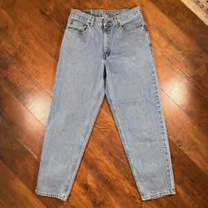 Vintage Levis 560 Loose Fit Tapered Leg Light Wash Denim Jeans 32x32 Mens